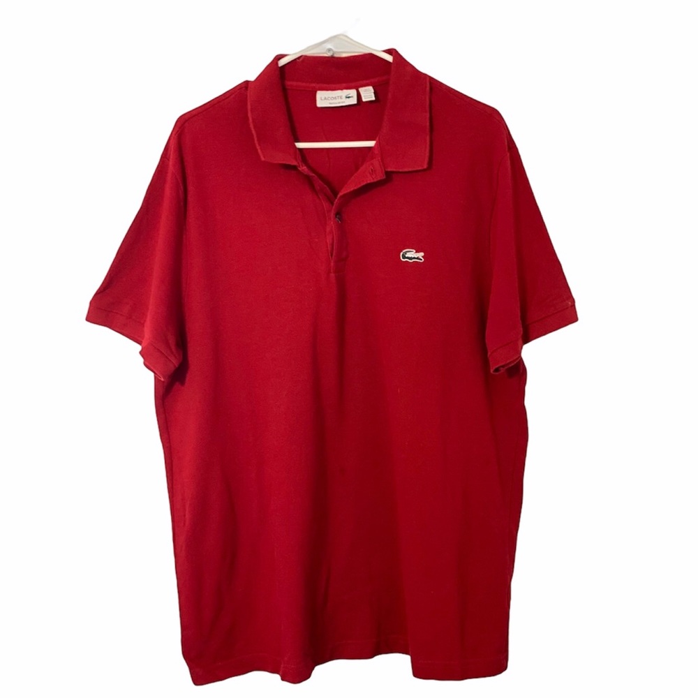 Lacoste Red Polo XXL Regular Fit